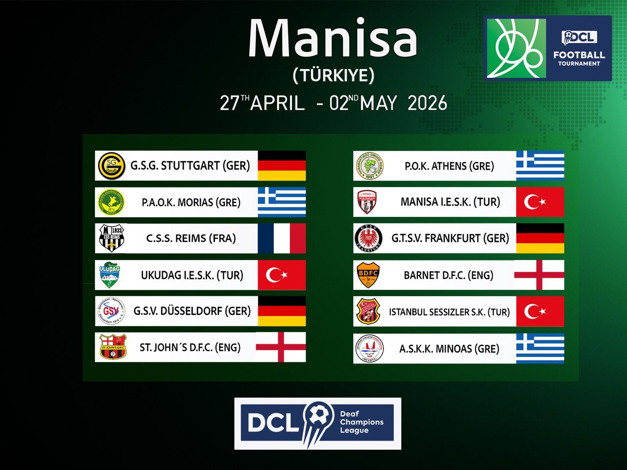 İşitme Engelliler Şampiyonlar Ligi ilk kez Manisa’da