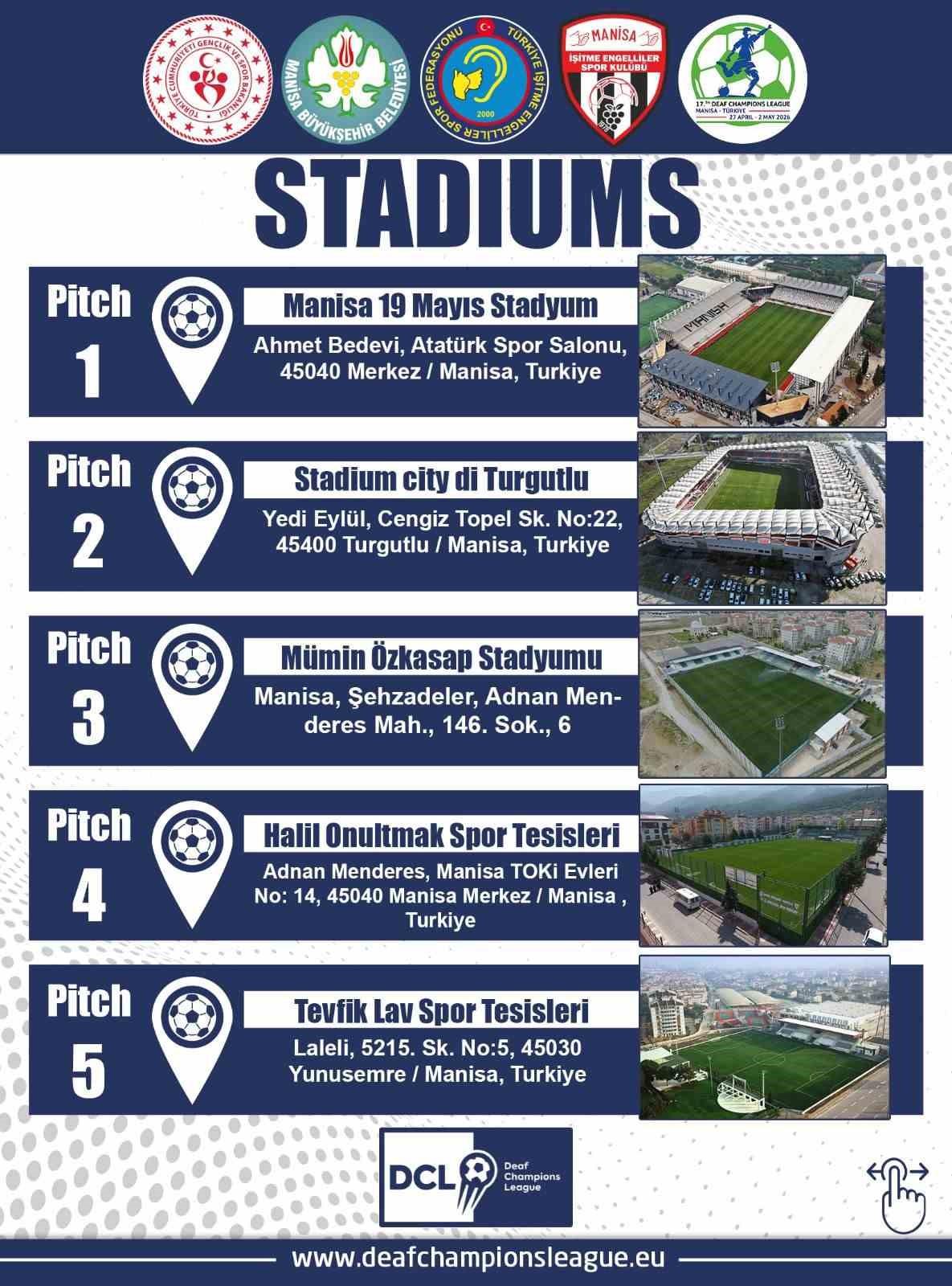 İşitme Engelliler Şampiyonlar Ligi ilk kez Manisa&rsquo;da
