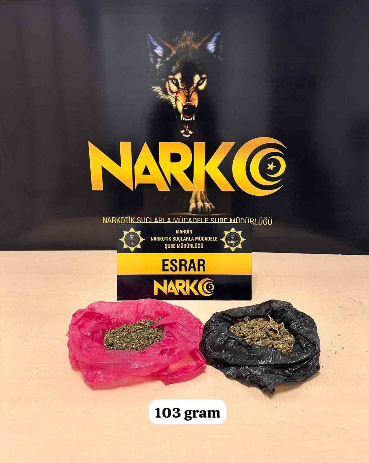 Mardin’de uyuşturucu operasyonu: 2 gözaltı