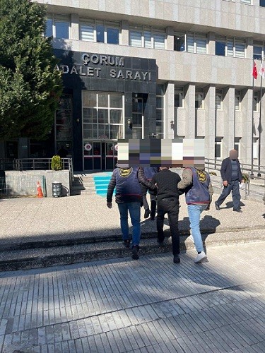 Çorum’da aranan 104 kişi tutuklandı