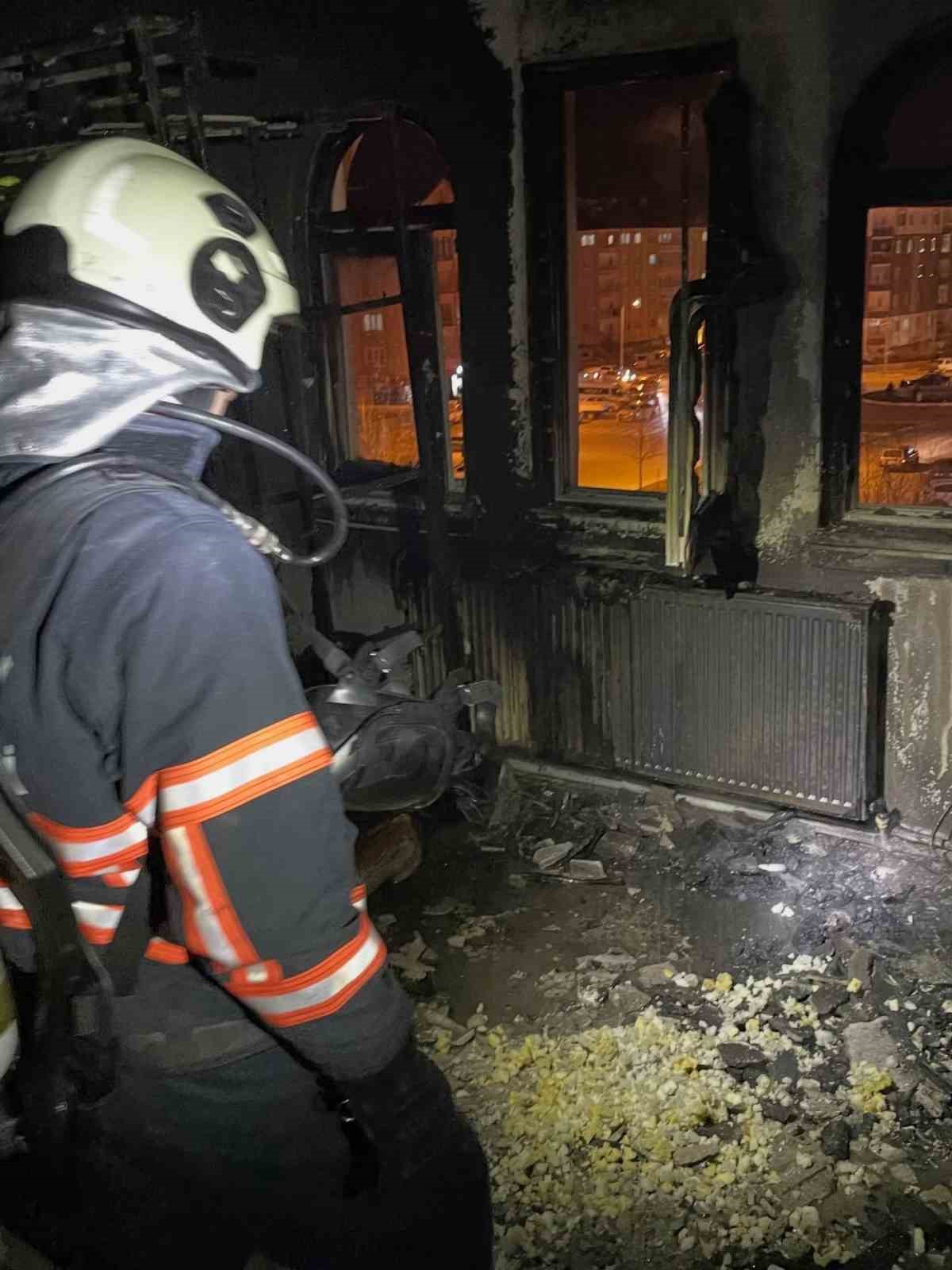 &Ccedil;ankırı&rsquo;da korkutan ev yangını
