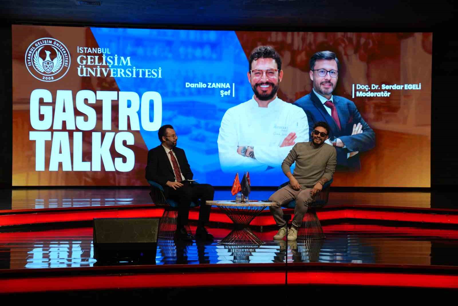 Danilo Zanna, gastronomi kariyerine dair deneyimlerini öğrencilerle paylaştı