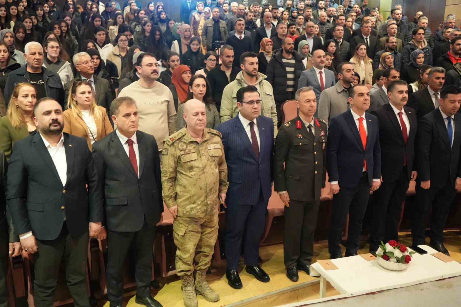 Iğdır’da İstiklal Marşı’nın kabulünün 105. yılı törenle anıldı