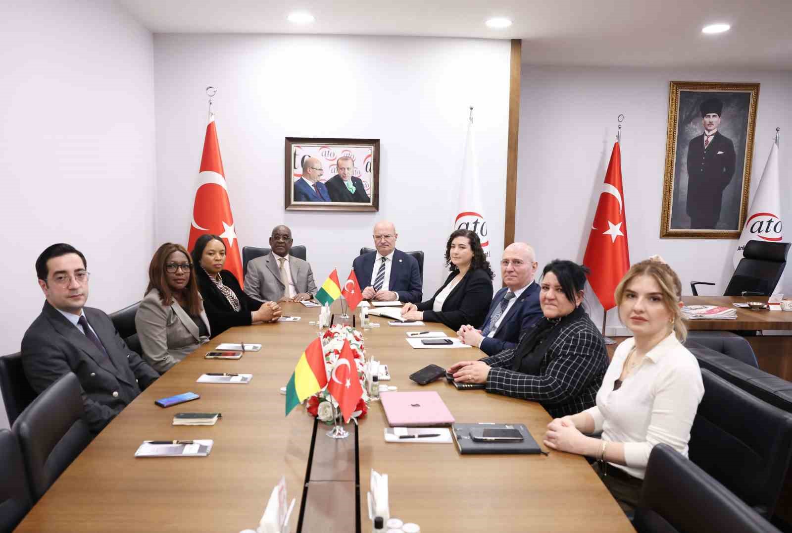 ATO Başkanı Baran: "Gine ile ticaret hacmimizi kısa s&uuml;re i&ccedil;erisinde 500 milyon dolar seviyesine taşıyabileceğimize inanıyorum"
