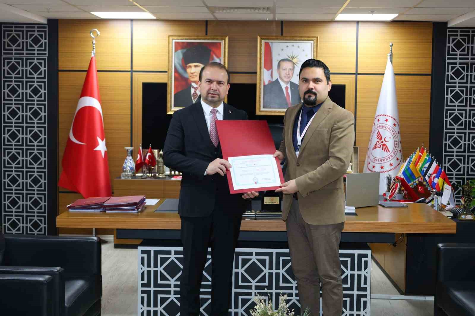 Aydın Ağız ve Diş Sağlığı Hastanesi&rsquo;ne "Uluslararası Sağlık Turizmi Yetki Belgesi"
