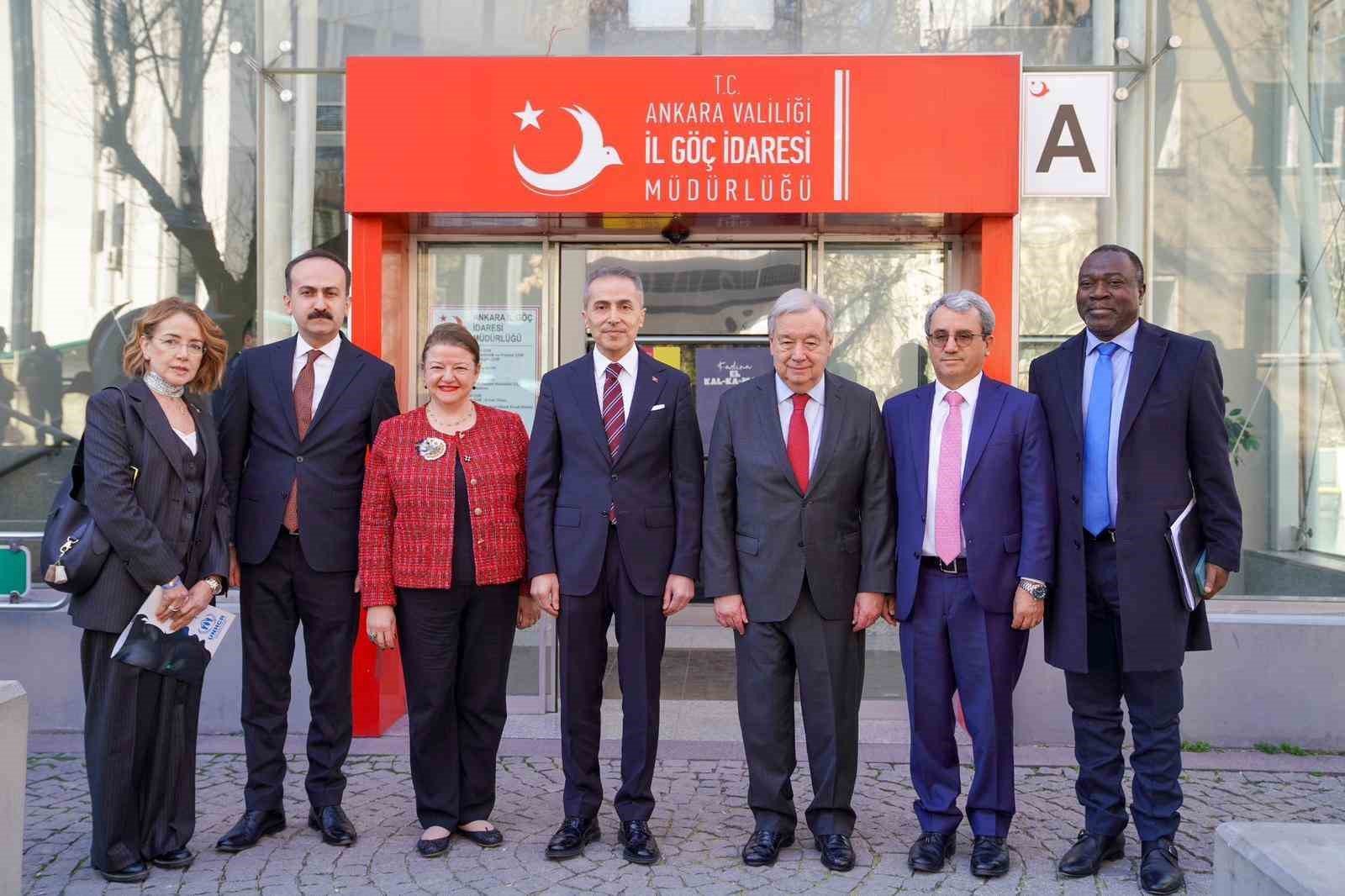 BM Genel Sekreteri Guterres Ankara İl G&ouml;&ccedil; İdaresi M&uuml;d&uuml;rl&uuml;ğ&uuml;n&uuml; ziyaret etti
