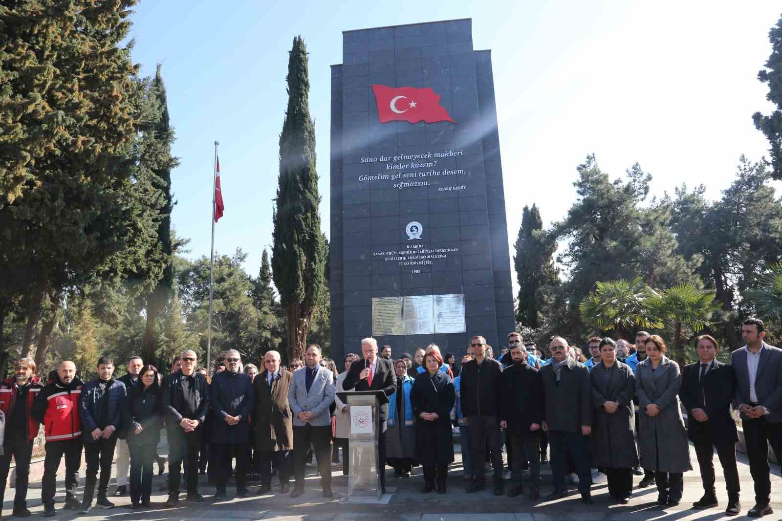 Samsun’da şehit mezarlarının bakım ve temizliği için seferberlik başlatıldı