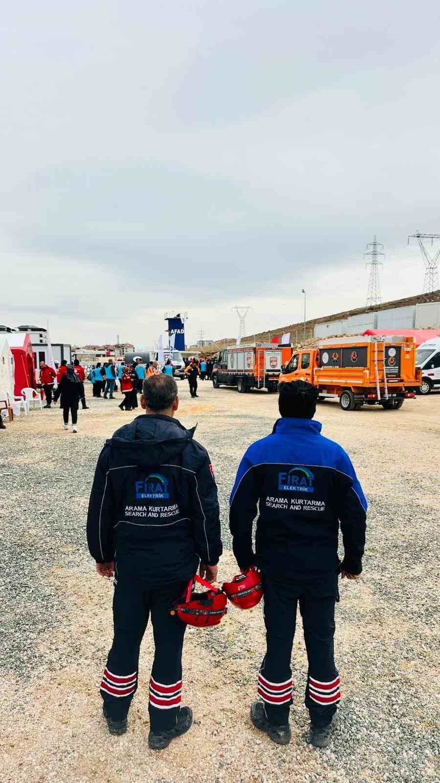 Fırat EDAŞ arama kurtarma timi, g&ouml;reve hazır
