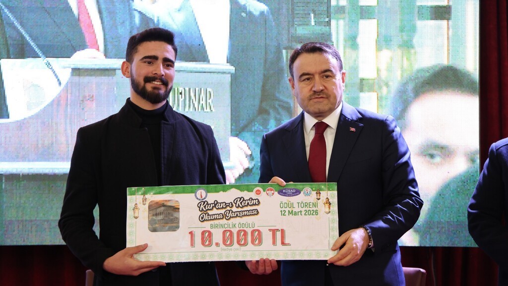 DP&Uuml;&rsquo;de Ramazan yarışmalarında dereceye girenler &ouml;d&uuml;llerini aldı
