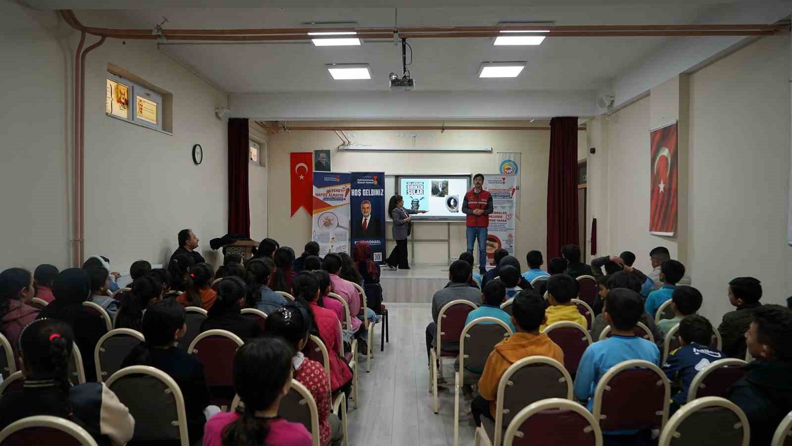 B&uuml;y&uuml;kşehir&rsquo;den okullarda vekt&ouml;rle m&uuml;cadele eğitimi
