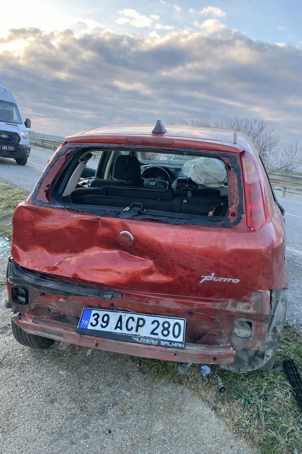 Babaeski&rsquo;de trafik kazası: 1 yaralı
