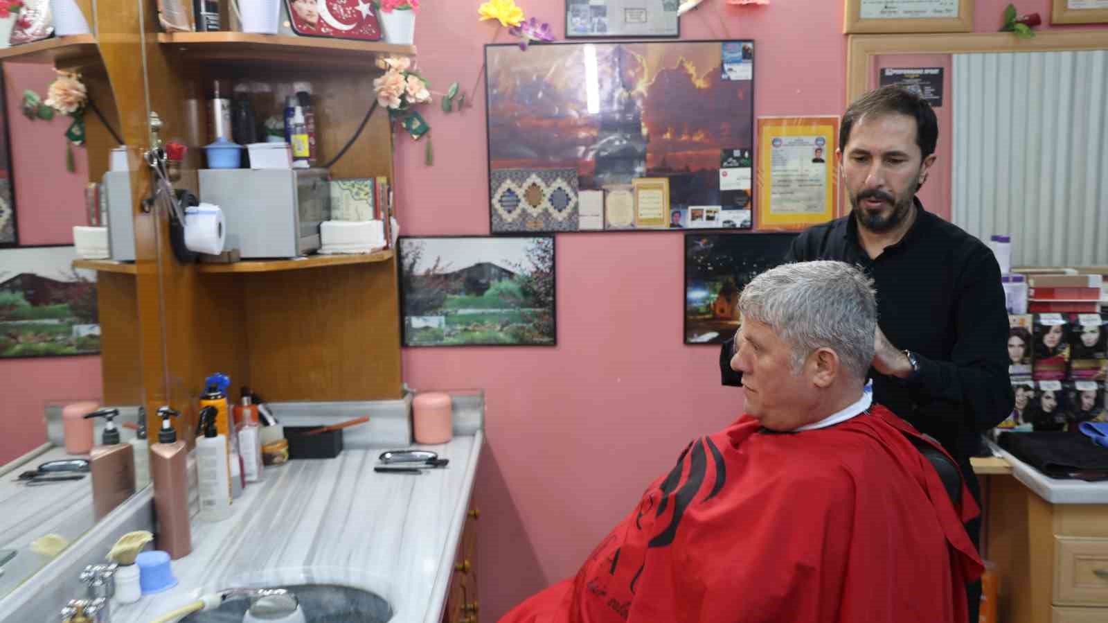 Engelli vatandaşlara bayram tıraşı &uuml;cretsiz
