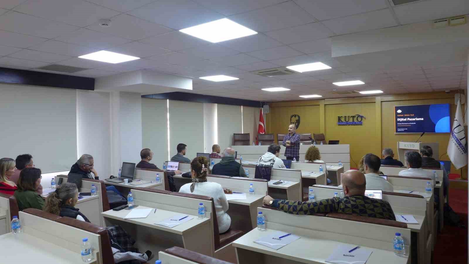 KUTO&rsquo;da "Yapay Zeka ile Dijital Pazarlama" konulu eğitim ger&ccedil;ekleştirildi

