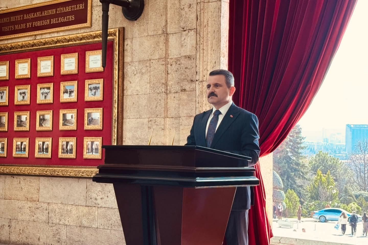 Tarihi Alan Başkanlığı heyetinden Anıtkabir ziyareti
