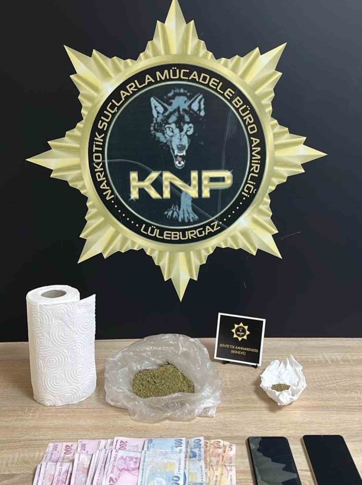 Lüleburgaz’da uyuşturucu operasyonu: 2 kişi tutuklandı