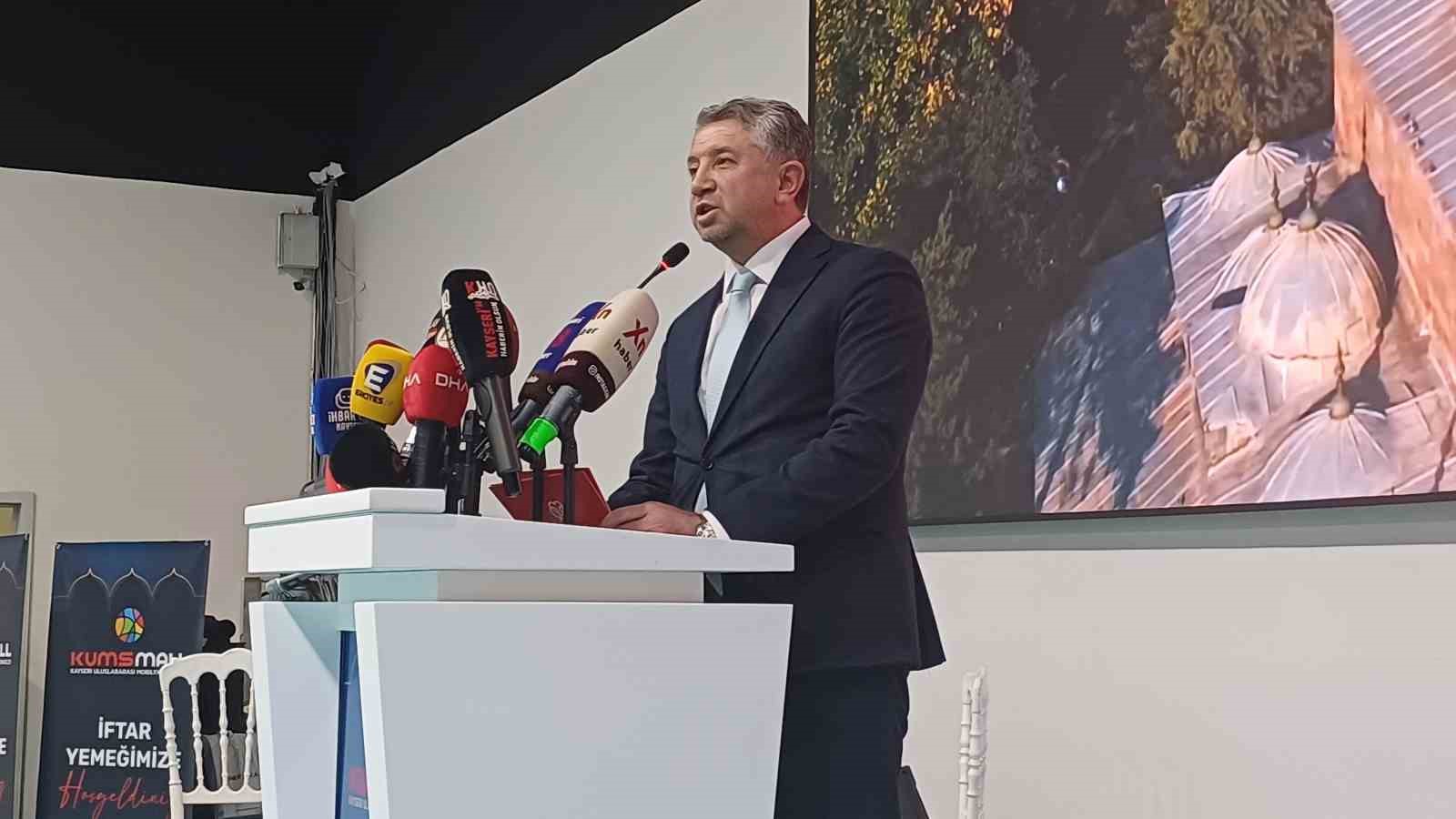 AK Parti Genel Başkan Vekili Elitaş: "Kayseri her şeyin &ouml;nc&uuml;s&uuml; oldu"
