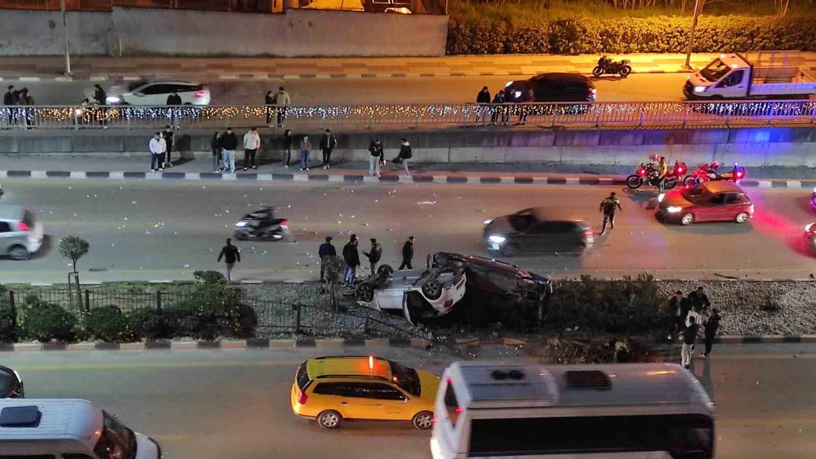 Takla atan ara&ccedil;lardan burunları dahi kanamadan &ccedil;ıktılar
