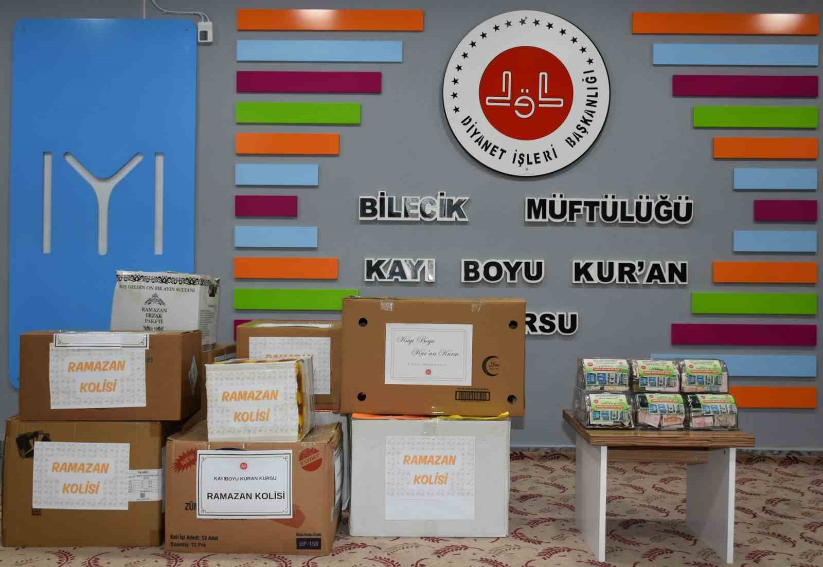 Bilecik&rsquo;te miniklerden Ramazan yardımı
