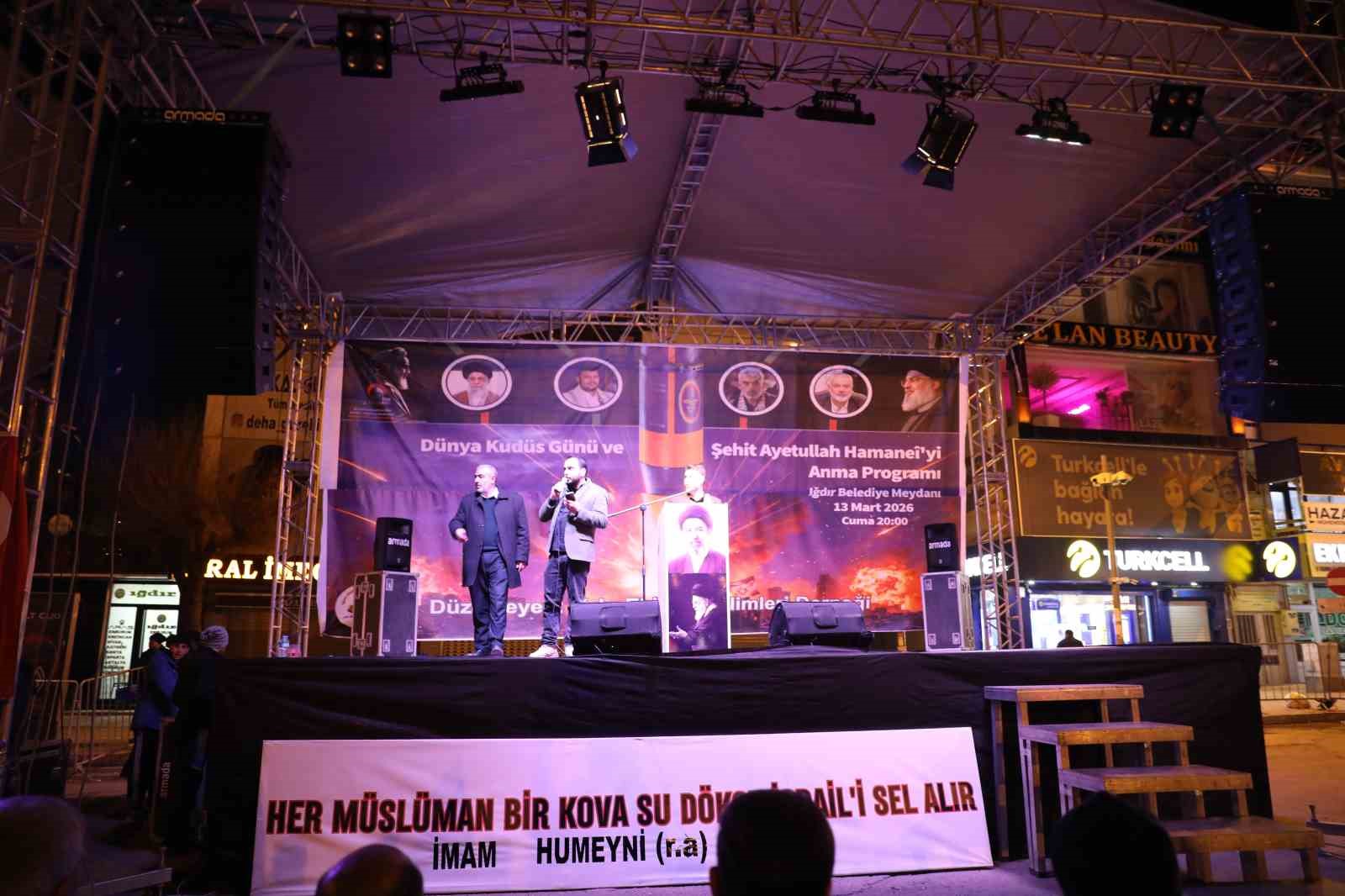 Iğdır&rsquo;da D&uuml;nya Kud&uuml;s g&uuml;n&uuml; programı: İsrail ve ABD&rsquo;ye tepki
