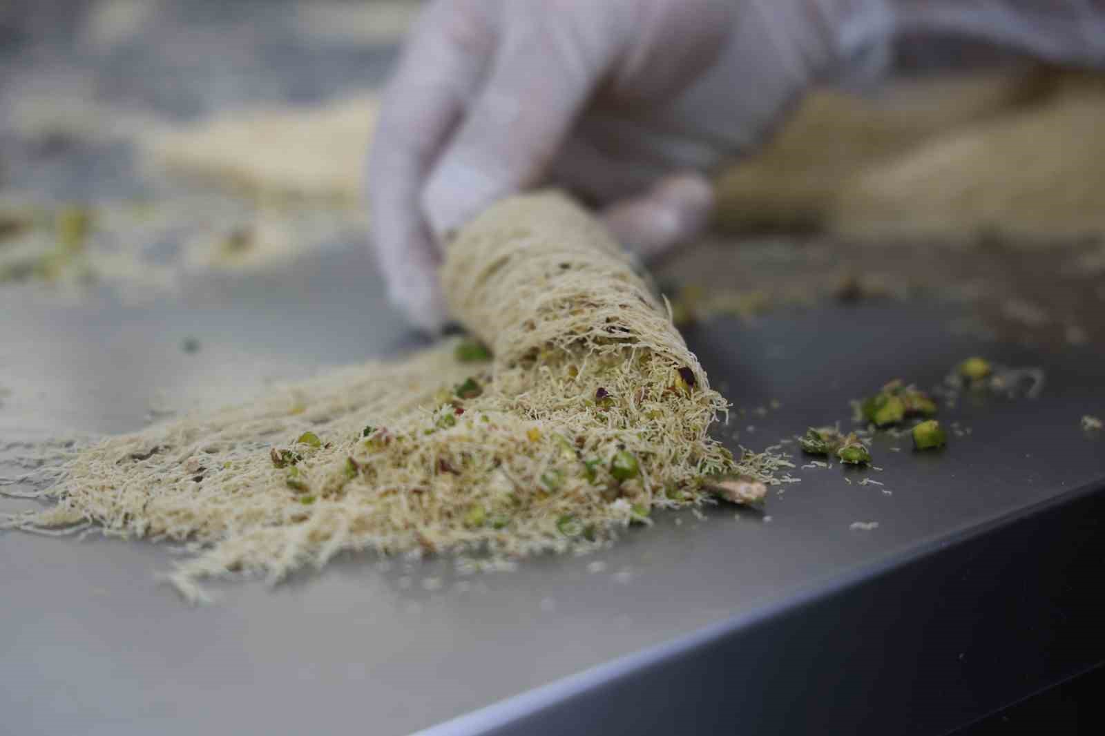 Ramazan bayramı için Diyarbakır’ın tescilli ürünleri kadayıf ve soğuk baklavaya yoğun talep