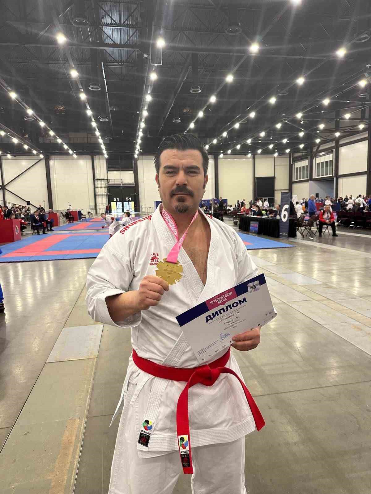 D&uuml;zceli sporcu Sabri Kıroğlu Rusya&rsquo;da şampiyon oldu
