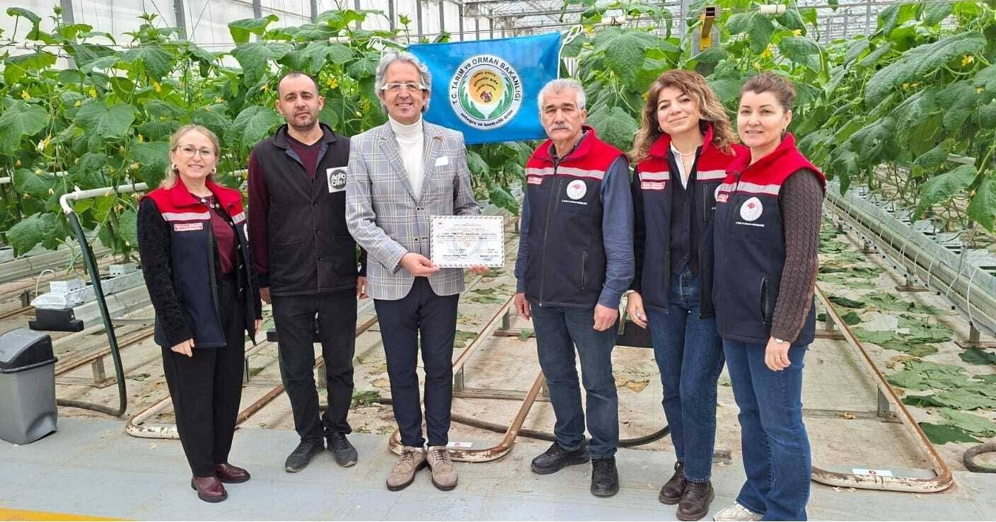 Tekirdağ&rsquo;da kalıntısız &uuml;retime sertifika
