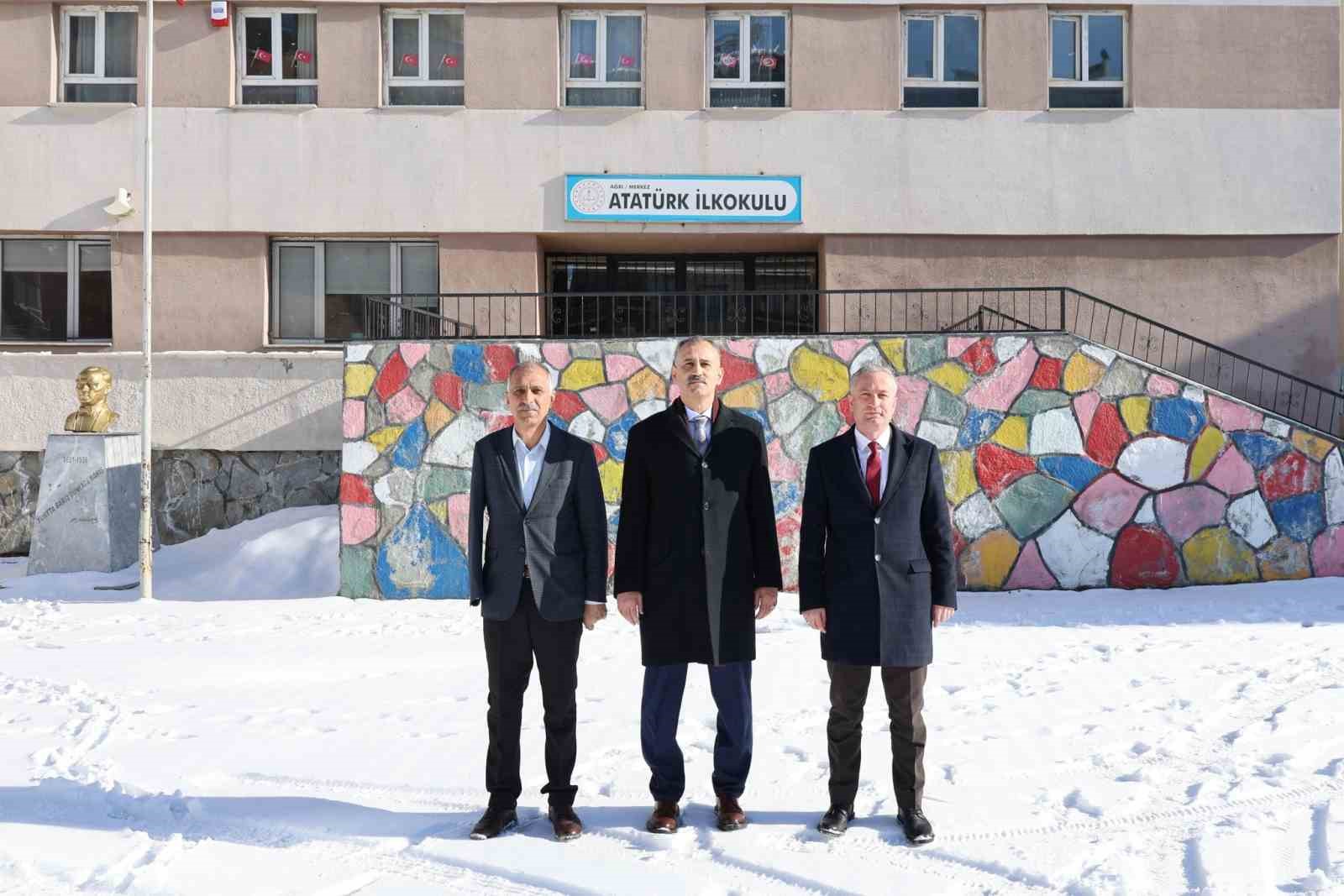 Ağrı&rsquo;da okullarda fiziki şartlar yerinde incelendi
