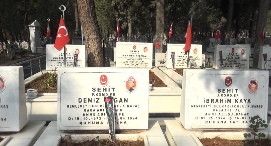 Kahramanmaraş’ta şehitler Ramazan Bayramı öncesi dualarla anıldı
