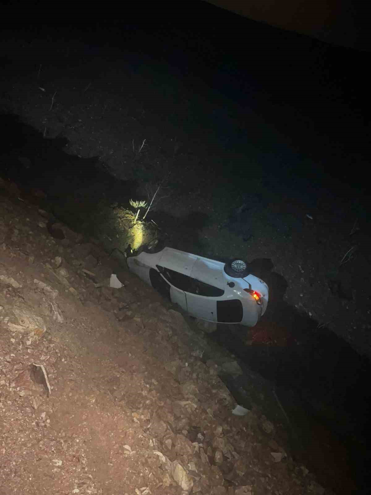 Kurtalan&rsquo;da otomobil takla attı: 1 yaralı
