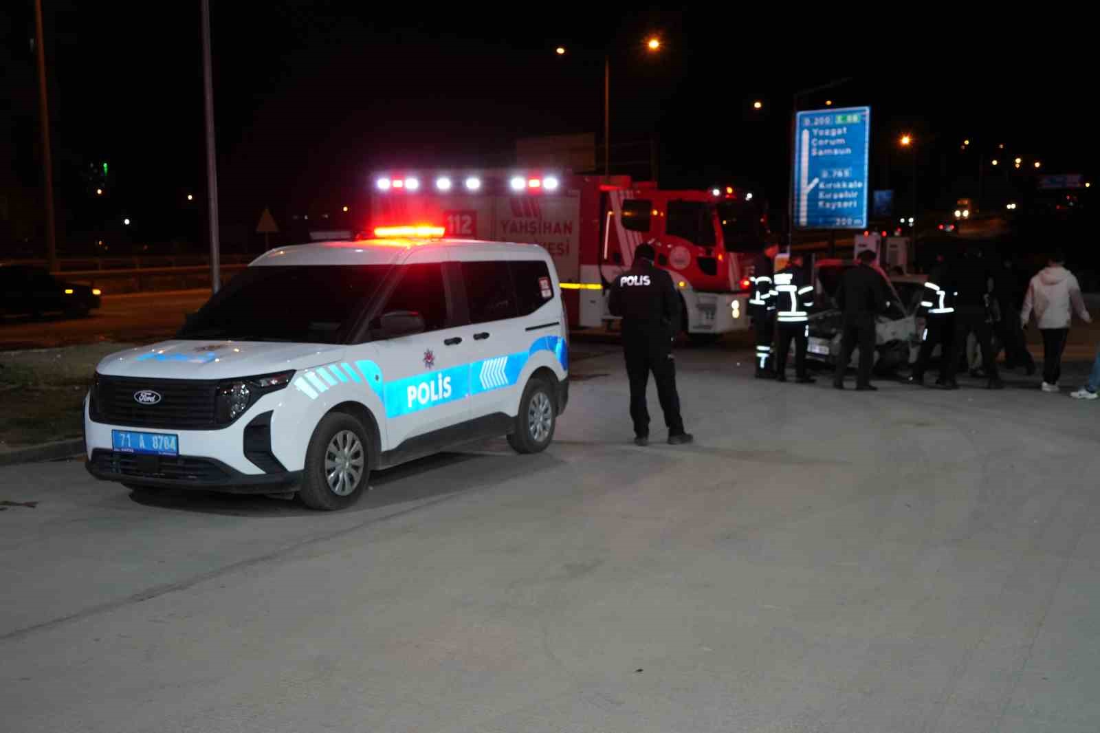 Kırıkkale&rsquo;de otomobil takla attı: 1 yaralı
