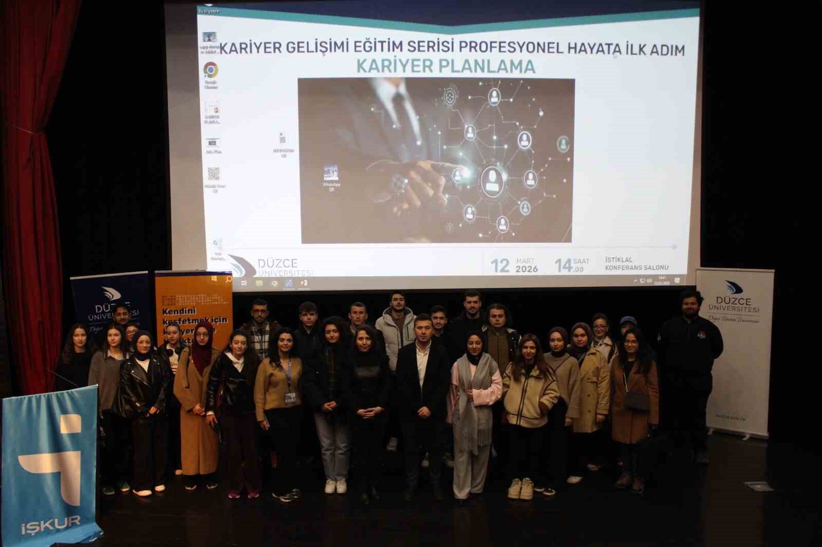 Kariyer planlama eğitimi gerçekleştirildi