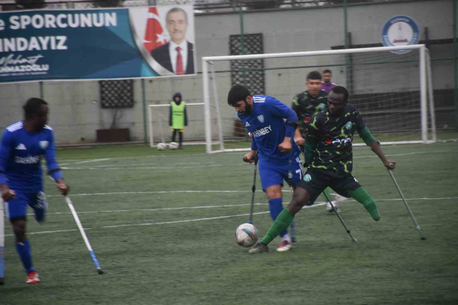 Şahinbey Ampute&rsquo;den farklı galibiyet
