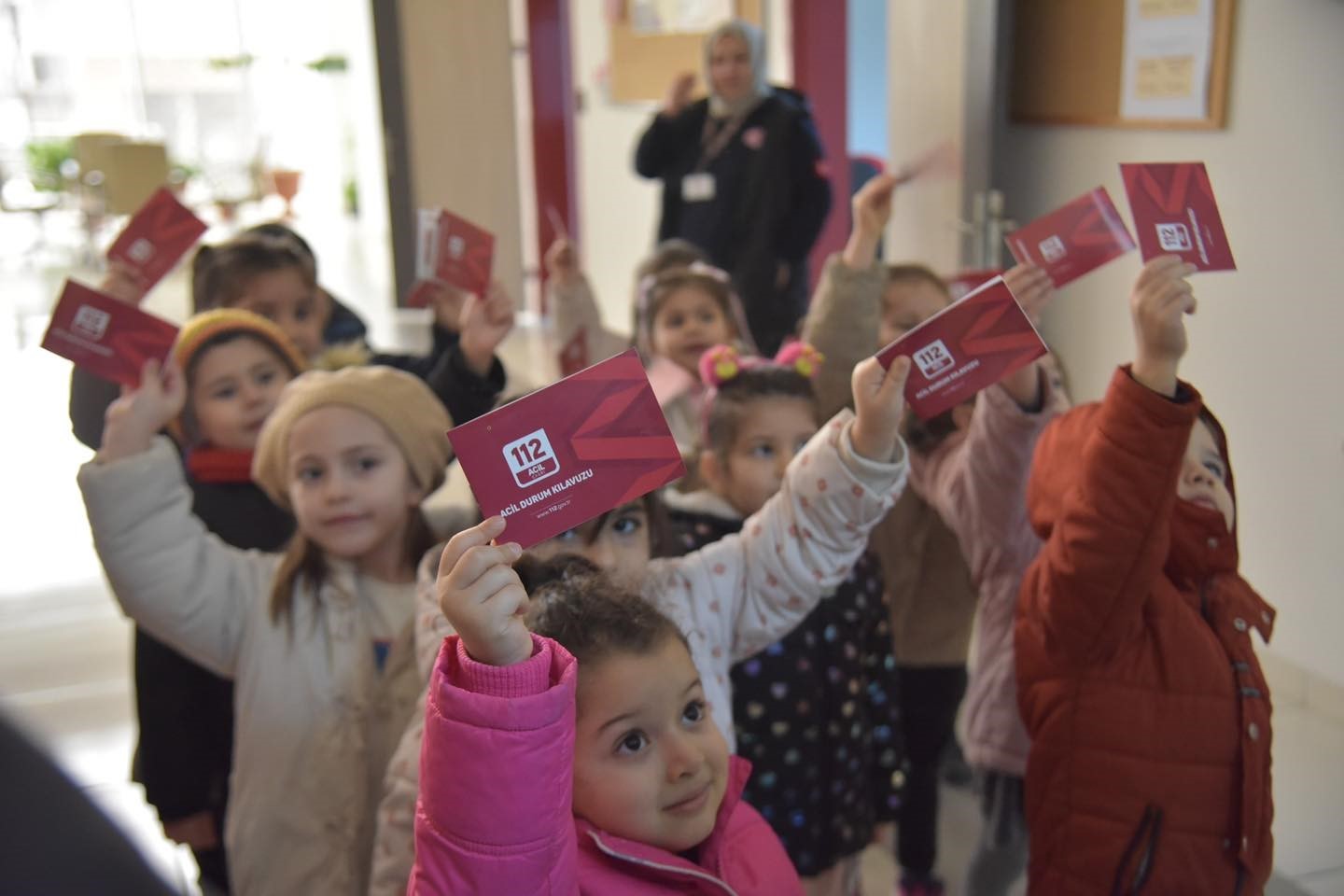 Miniklerden 112 Acil &Ccedil;ağrı Merkezi&rsquo;ne ilgi
