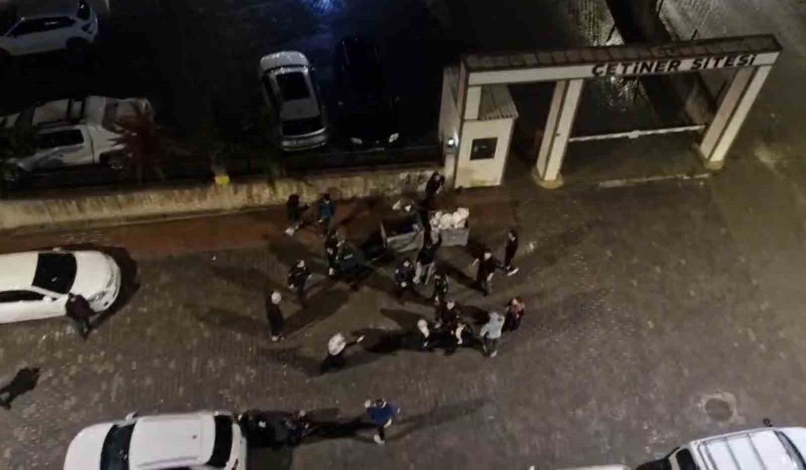 Kaza sonrası çıkan kavga kamerada