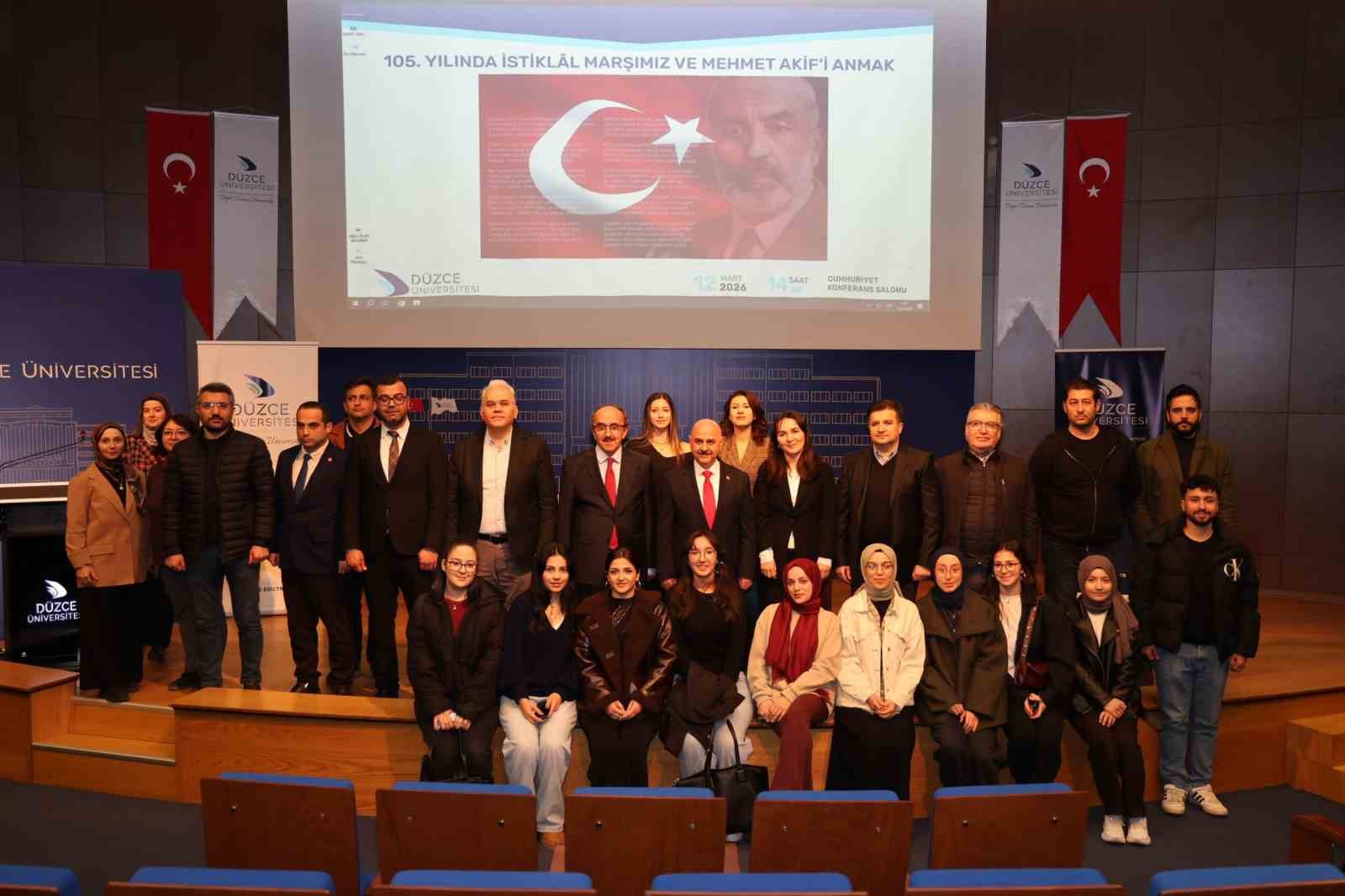 İstiklal Marşı’nın kabulünün 105. yılında Mehmet Akif paneli düzenlendi