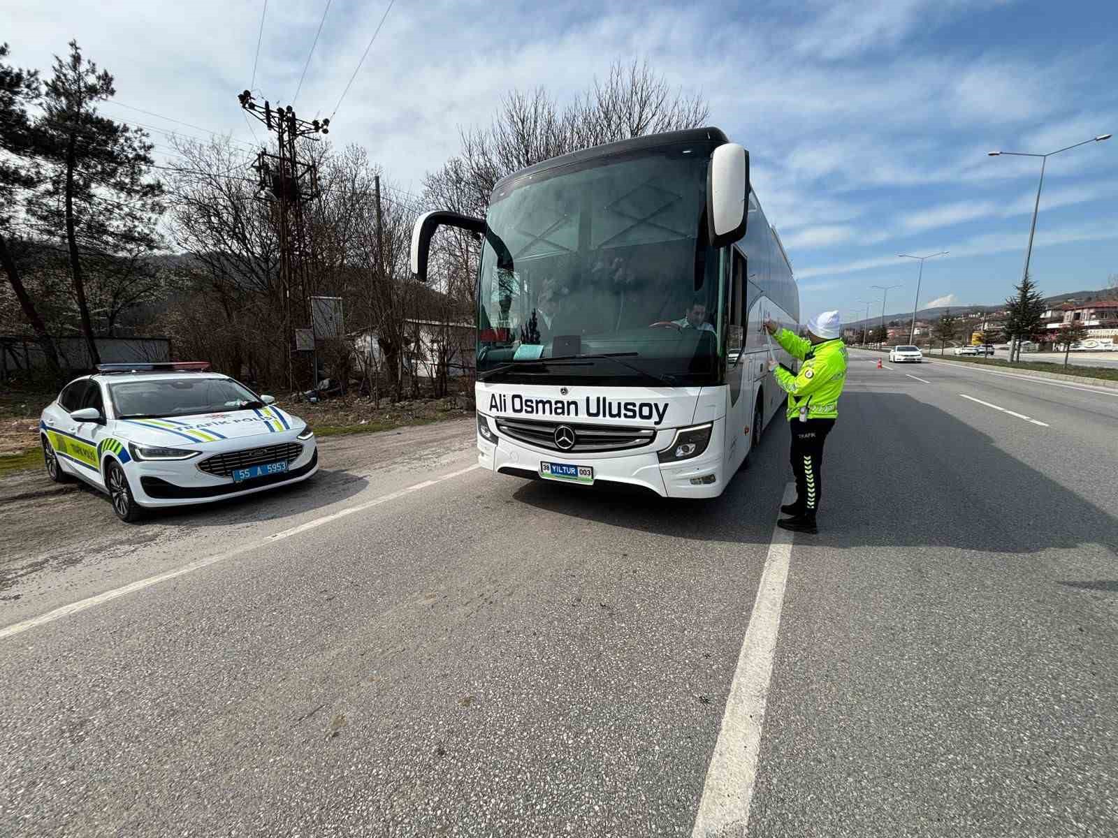 Bayram trafiğinde Samsun’da sıkı denetim başladı