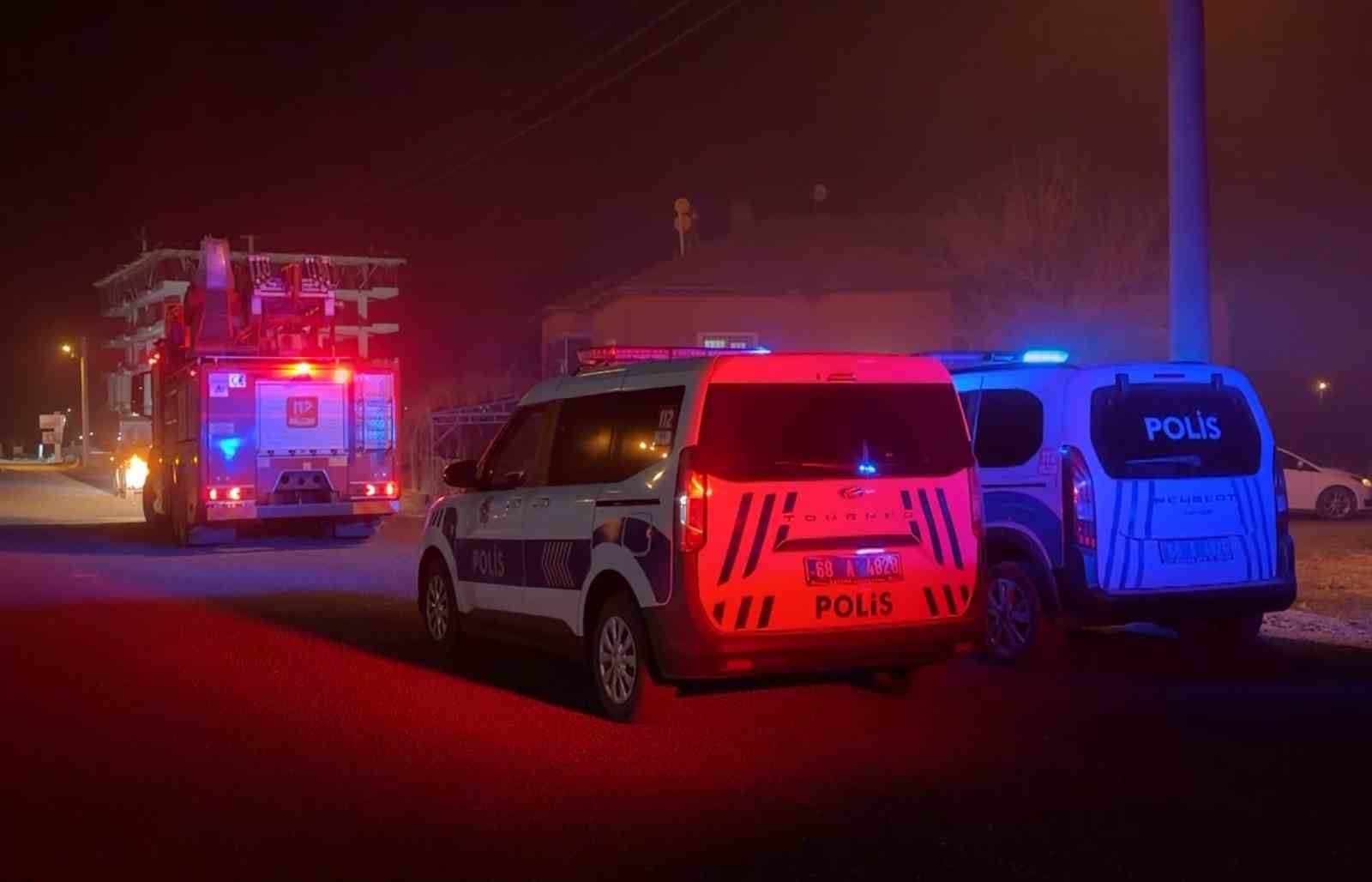 Aksaray’da müstakil evde baca yangını paniğe neden oldu