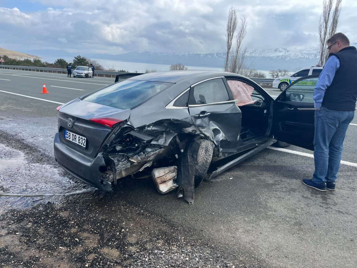 Elazığ’da trafik kazası: 1 yaralı