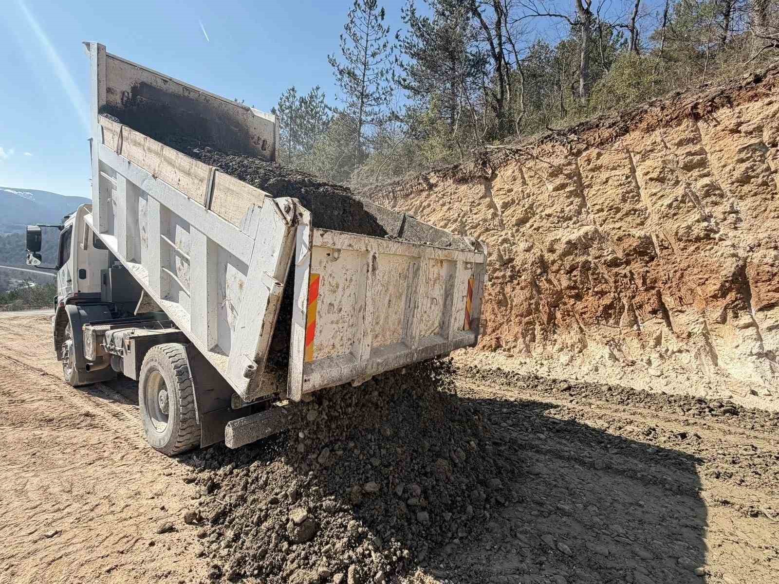 Sinop’ta heyelanla mücadele