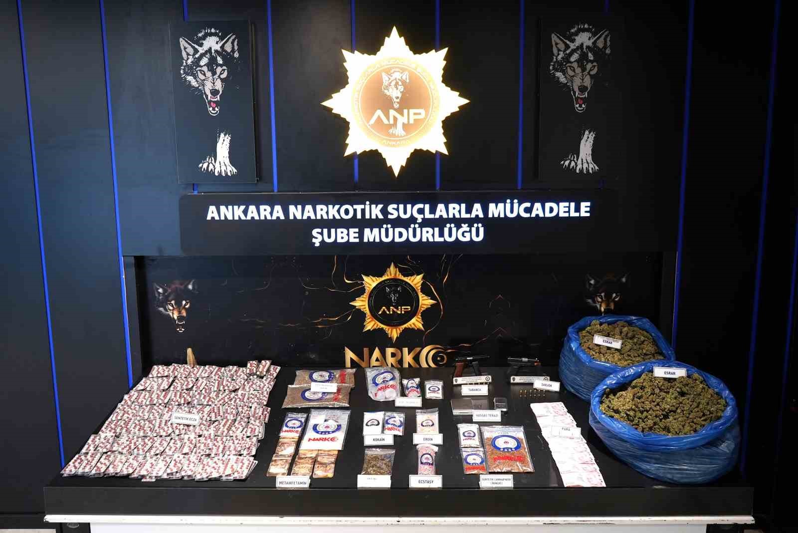 Ankara’da uyuşturucu operasyonu: 29 kişi tutuklandı