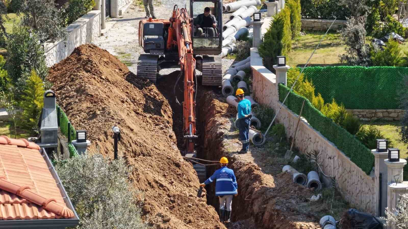 Aydın B&uuml;y&uuml;kşehir&rsquo;den Davutlar&rsquo;da altyapı yatırımı
