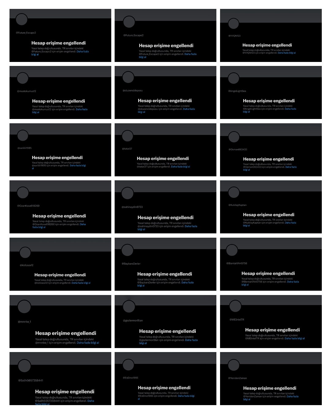 Türkiye’yi hedef alan 21 sosyal medya hesabına daha erişim engeli