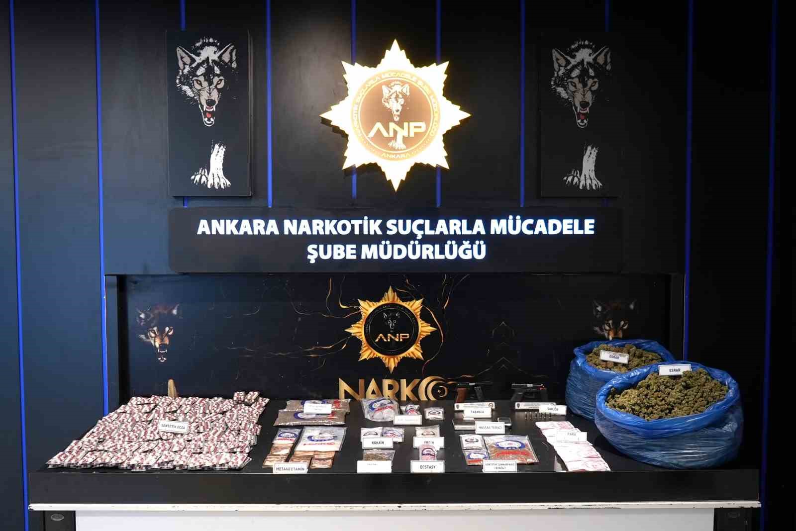 Ankara’da uyuşturucu operasyonu: 29 kişi tutuklandı