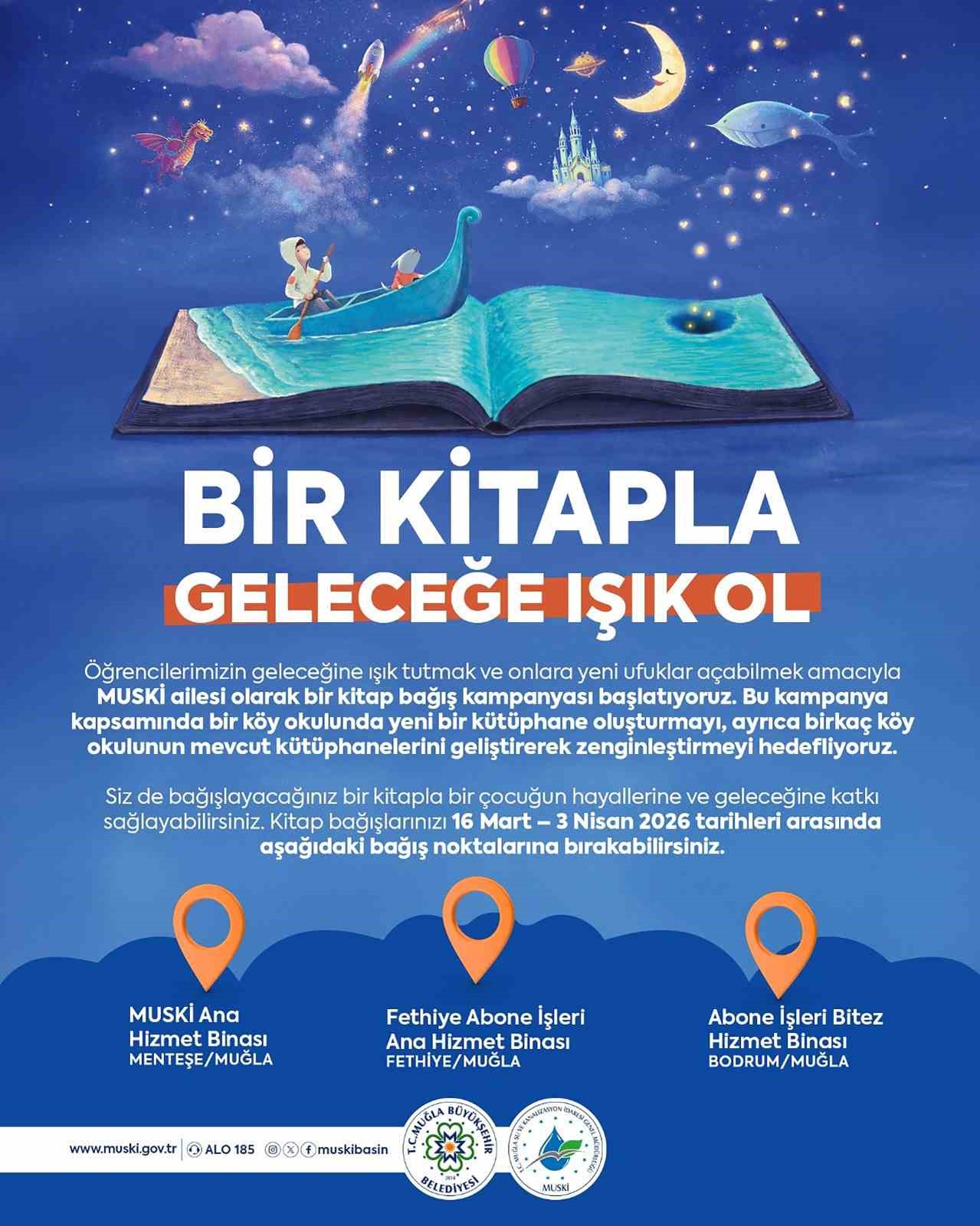 MUSKİ’den "Bir Kitapla Geleceğe Işık Ol" kampanyası