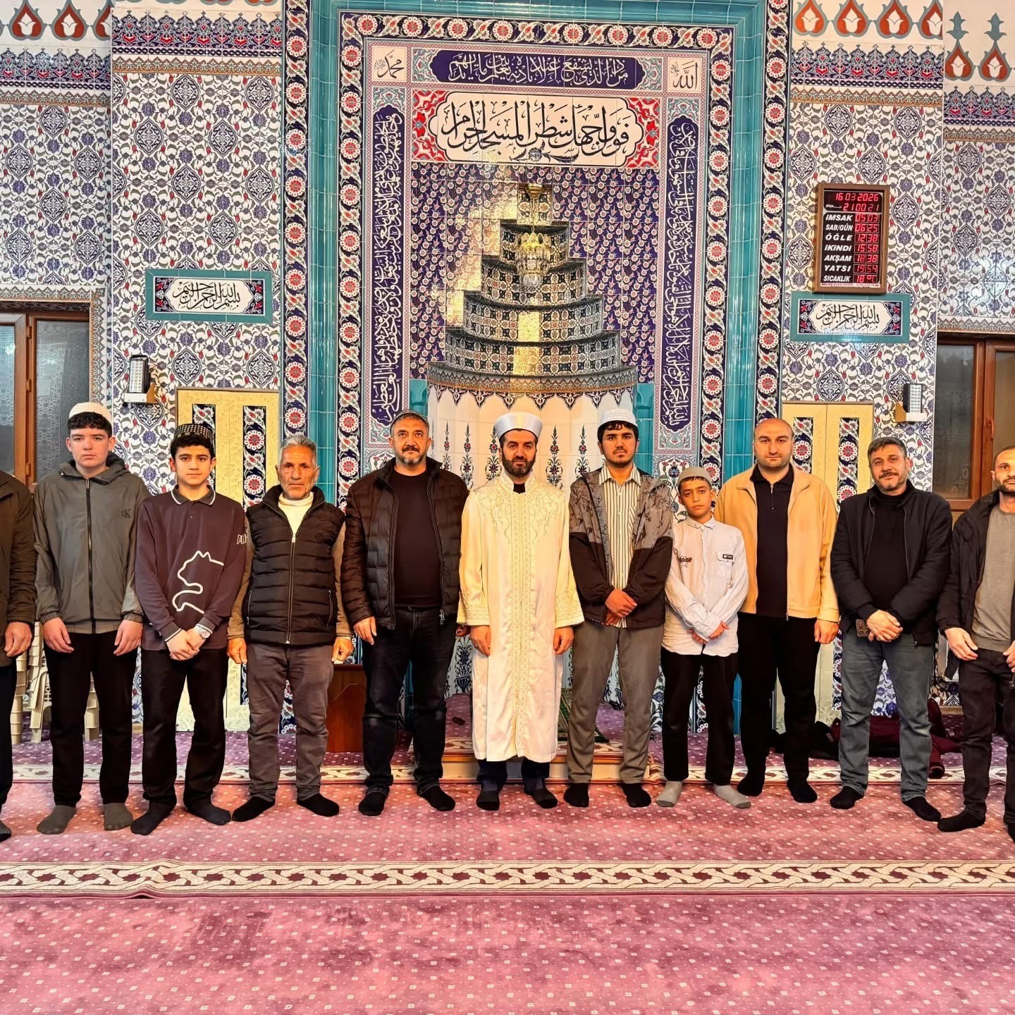 &Ccedil;ermik&rsquo;te Kadir gecesi dualarla idrak edildi
