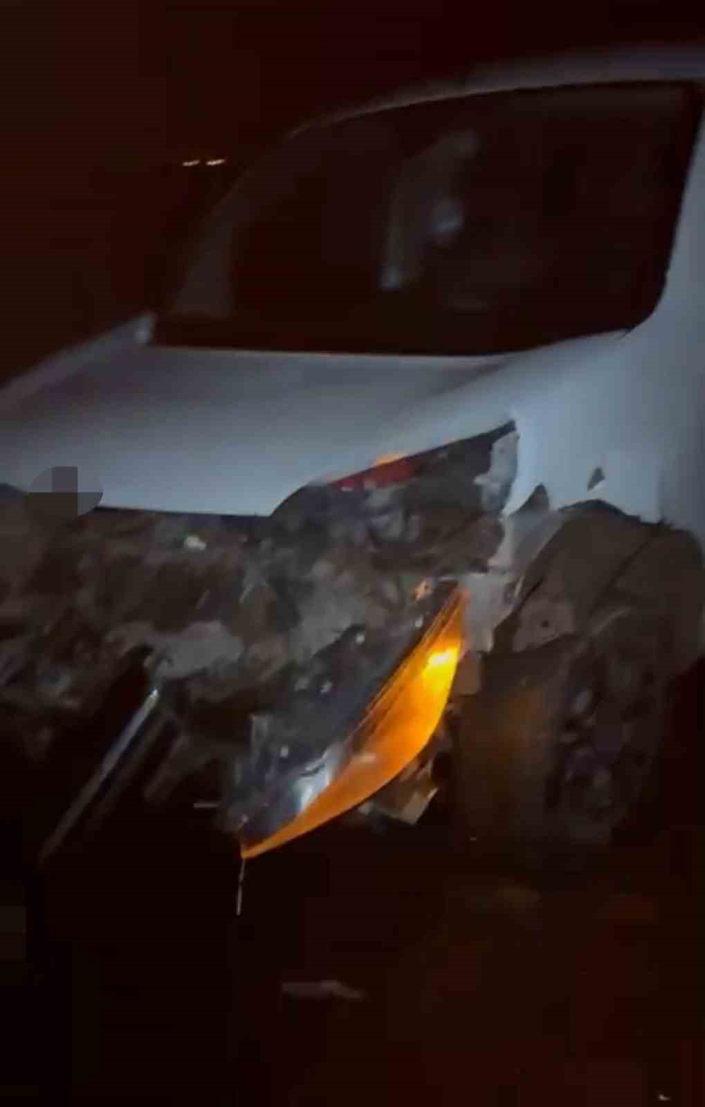 Kurtalan’da maddi hasarlı kaza