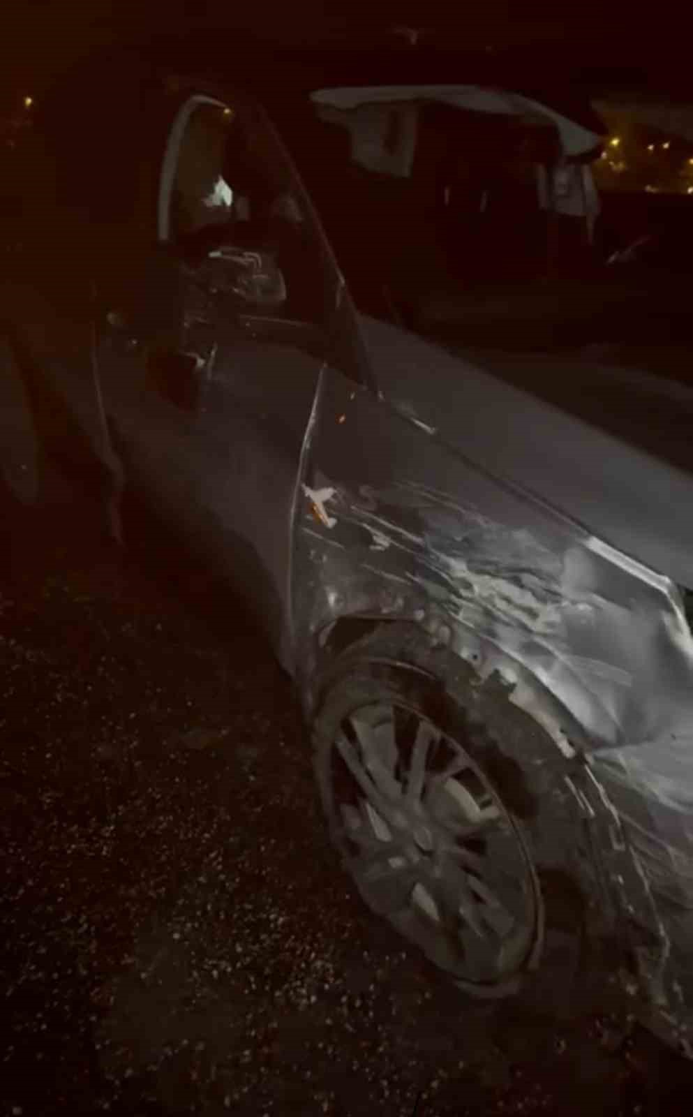 Kurtalan&rsquo;da maddi hasarlı kaza
