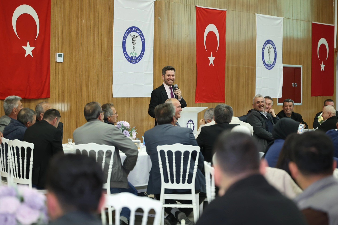 Tavas’ta muhtarlar iftar sofrasında buluştu