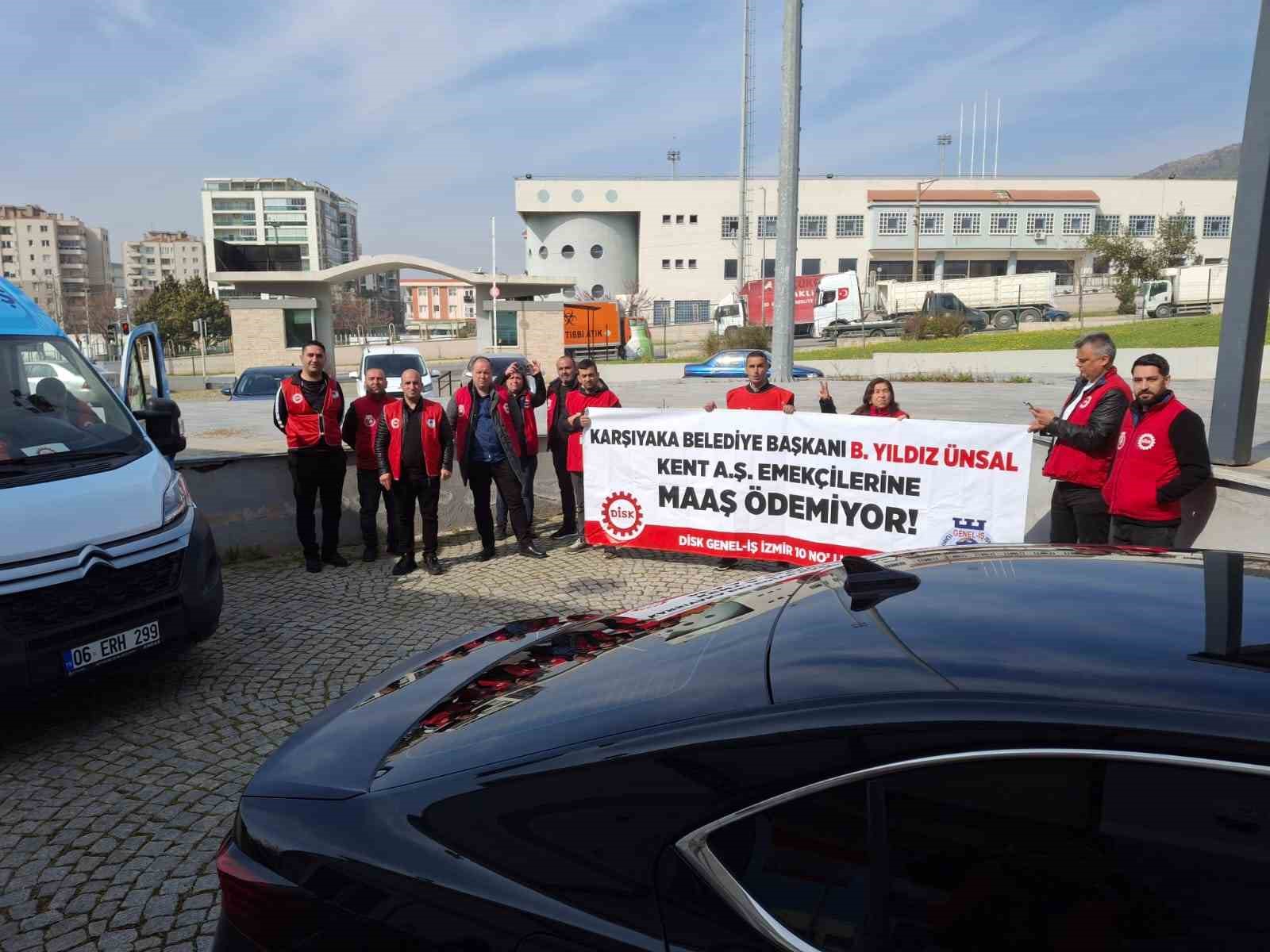 Başkan Ünsal, 8 aydır maaş vermediği işçilerle bayramlaşmak istedi, eylemi duyunca iptal etti