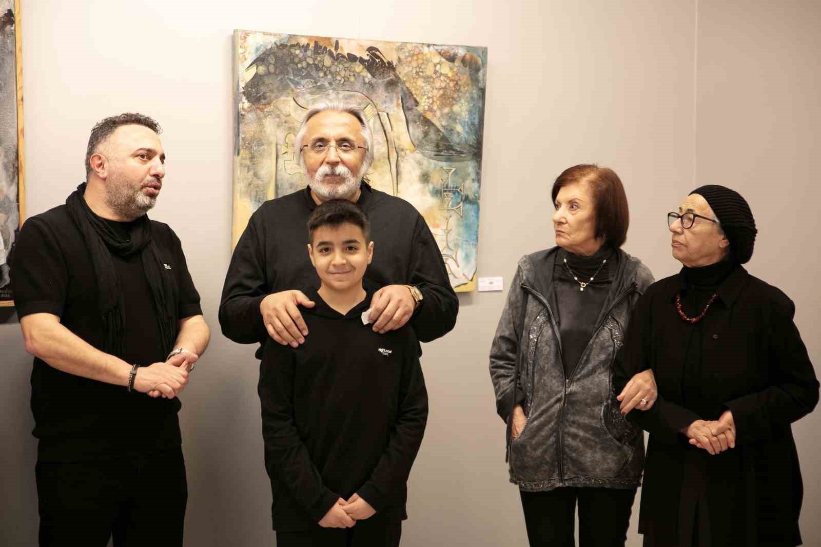 Ressam Ağbal SANKO Sanat Galerisi&rsquo;nde sergi a&ccedil;tı

